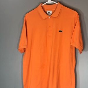 Lacoste Orange Men’s Polo Size Medium (Euro 5)